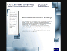 Tablet Screenshot of caseassociates.com